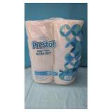 (6) Presto Family Mega Rolls Toilet Tissue