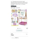 NEW 3-in-1 Adjustable Kids Art Easel Magnetic