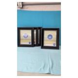 (4) New 8" x 10" Picture Frames