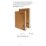 NEW 2 Pk Grid Paper Spiral Notebook 8.5" x 11",
