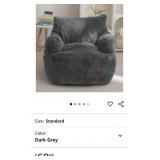 Kids Bean Bag Chair w/ Side Pocket & Non-Slip