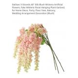 NEW 3 Strands 40" Silk Artificial Wisteria