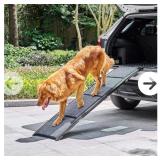 New Dog Ramp for Car, 63" Folding Pet Ramps for