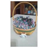 1999 Longaberger Easter Basket with plastic+