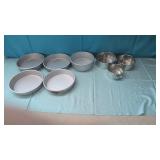 (8) Cake Pan Lot ( Pre-Owned)