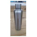 NEW 17 oz Metal Sports Bottle, Silver, Double
