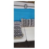 NWT Set of 2 - 14" x 28" Throw Pillows, Black &