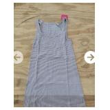 NEW 6 Ct Size Medium Tank Tops, Black/White