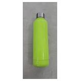 NEW 17 oz Metal Sports Bottle, Green, Double Wall