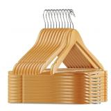 20 New Wood Clothes Hangers
