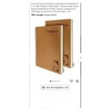 NEW 2 Pk Grid Paper Spiral Notebook 8.5" x 11",