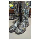 New TIDEWE Camo  Rubber Hunting Boots, Size 11
