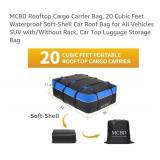 Universal Rooftop Cargo Carrier Bag, 20 Cubic Ft,