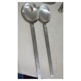 Vintage Salad Serving Spoons From Estate