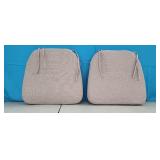 NEW Set of 2 D-Shaped Chair Cushions w/ Non-Slip