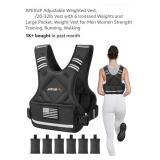 20-32lb Adjustable Weighted Vest w/ 6 Ironsand