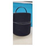 Hat/Wig Travel Case, Black, Estate, 13"T x 13"D