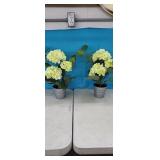 Set of 2 Artificial Hydrangea Plants in