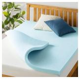 New Twin Size 2-inch Ventilated Gel Memory Foam