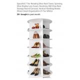 NEW 7 Tier Lazy Susan Shoe/Storage Rack Tower,