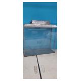 Galvanized Decorative Candle Holder, 14.25" x