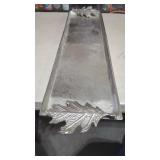 New 32" Silver Color Decorative Tray 8" Wide with