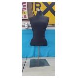 Female Torso Mannequin on Metal Base, Height