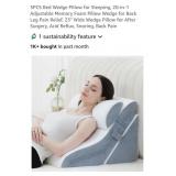 NEW 3PCS Memory Foam Bed Wedge Pillow, 20-in-1