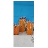 Rustic Square Wood Pumpkin Decor, 5", 7", & 9",