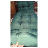Green Chaise Lounge Cushion.with No Slip Grip