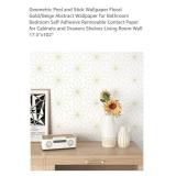 NEW 17.5" x 102" Geometric Peel & Stick Contact