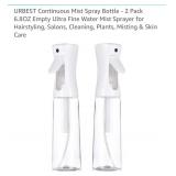 NEW 2 Pk Water Mist Sprayer, Ultra Fine