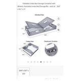 NEW Collapsible Under Bed Storage Container w/