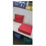 2 Pc - 19" x 19" x 4" Chair Cushion w/ Non-Slip