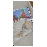 NEW Reversible World Map, 24" x 36", Laminated