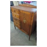 Estate Vintage Really Nice Childs Wood Wardrobe.