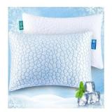 Queen Size Shredded Memory Foam Pillow w/
