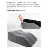 Memory Foam Leg Elevation Pillow w/Non-Slip