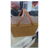 Estate.  Vintage Picnic Basket
