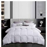 Martha Stewart White Down Feather Comforter Queen