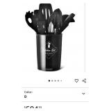 NEW $594 Storage Bucket & Silicone Kitchen Tools,