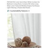 NEW 52"W x 96"L Set of 2 Curtain Panels w/ Rod