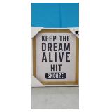 Estate 11" x 13" Wall Art, White & Gold, "Keep