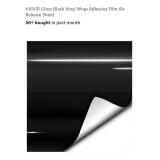 NEW 6ft x 5ft Automotive Vinyl Wrap, Gloss Black