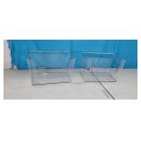 2 Pk Storage Organizers w/ Open Top & Front,