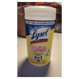 Lysol Lemon Lime Blossom Scent Disinfecting Wipes