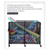 NEW 271 Gal Pool Storage w/ 360ï¿½ Wheels, Holds