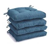 4 New Chair Cushions for Dining Chairs Non Slip