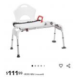 New Sliding Bathtub Transfer Bench Shower Chair