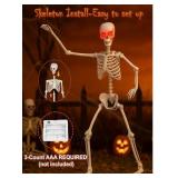 5.4Ft Halloween Skeleton Life Size Pirate